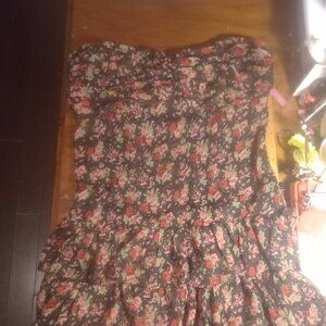 Express brand ruffle tub top dress